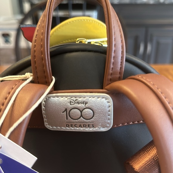 LOUNGEFLY  Disney Parks Mini Backpack Disney 100 YRS Celebration Pinocchio 1940 - Picture 11 of 16